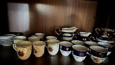 cay sufrəsi şəkilləri: Çay dəsti, rəng - Ağ, Farfor — 2