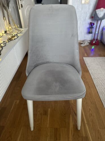 ustullar: Mətbəx üçün, Qatlanmayan, rəng - Boz Stul — 5