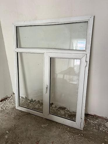 plastik qap: PVC balkon qapısı və pəncərə dəsti 1 qapı ve 1 pəncərə - Material — 3