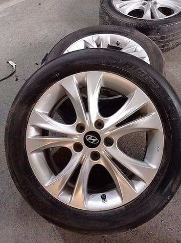 hyundai 1995 accent: Hyundai orijinal yüngül lehimli disk və təkər dəsti - Komplеkt: 3 — 5