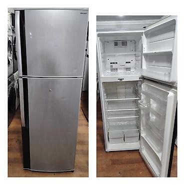 Blenderlər: İşlənmiş 2 qapılı Sharp Soyuducu Satılır, rəng - Boz, Təkərli — 1