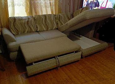 İşlənmiş, Künc divan, Divan, Bazalı, Açılan — 5