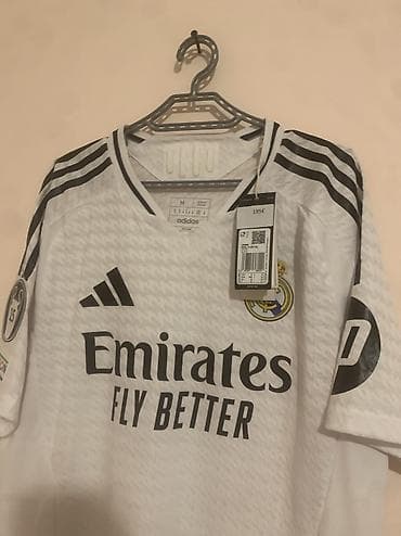 Kişi geyimləri: Futbolka, Adidas, M, rəng - Ağ — 4
