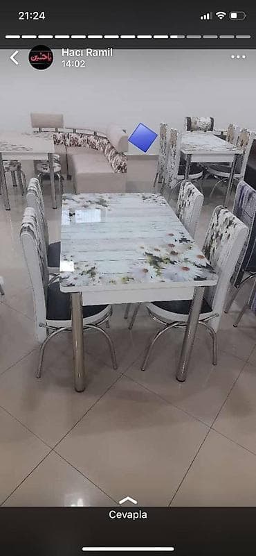 Mətbəx üçün, Yeni, 4 stul