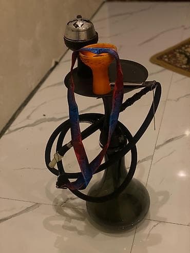 Nargilə dəsti – kompakt masaüstü model - Şüşə kolba: tünd şüşədən — 1