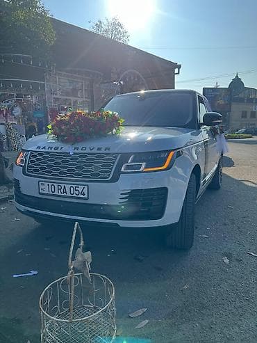arenda masin gence: Toy-nikah maşını icarəsi – Range Rover və Hyundai - Ağ Range Rover — 5