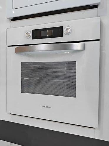 LANOVA quraşdırılan elektrik sobası - Rəng: ağ korpus, paslanmayan