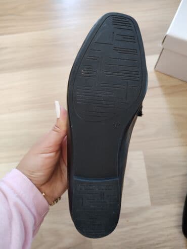 qara mokasinlər: Ölçü: 37, rəng - Qara, İşlənmiş — 3