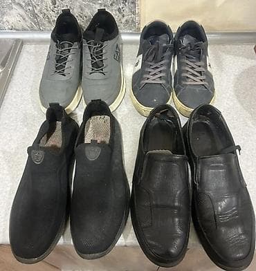 Kişi ayaqqabıları – müxtəlif modellərdən ibarət dəst Məhsul təsviri