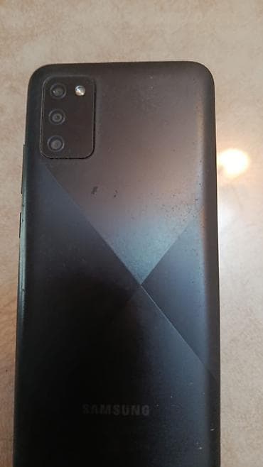 series s: Samsung Galaxy A02 S, 32 GB, rəng - Qara, Face ID — 1