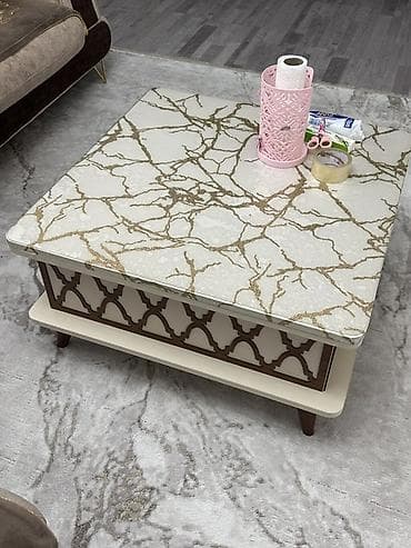 jurnal masaları: Kvadrat masa, Açılmayan, Təkərsiz — 1