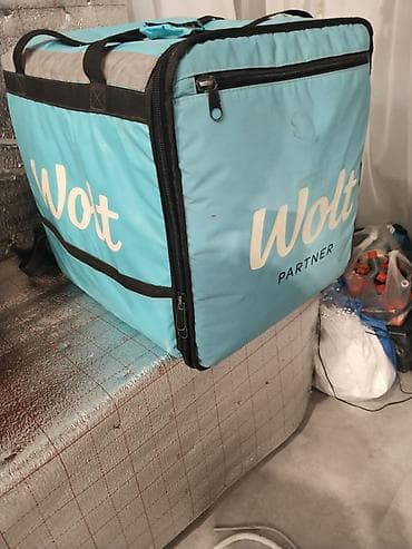 Wolt Partner termo çatdırılma çantası - Rəng: açıq mavi, “Wolt