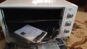 Кухонные плиты и варочные поверхности: Духовка Электрическая, цвет - Белый, Отдельностоящая, Новый — 5