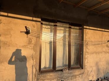 plastik pencere pəncərəm baku фото: Б/у Двухкамерное Пластиковое окно, Ширина: 220 см, Длина: 180 см — 2