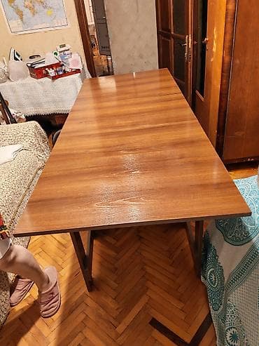 kreditle kunc divan: Yığılan/transformasiya olunan yemək masası - Material: ağac əsaslı — 2