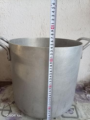 samovar 10 litre: Qazan, rəng - Gümüşü, Alüminium, 5-dən çox l, SSRİ — 5