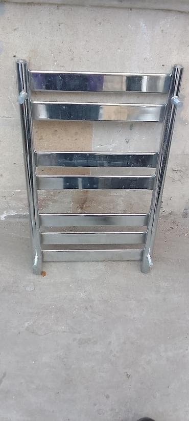 xırda xurma: Xrom dəsmal quruducu/raditor (divara montaj üçün) - Material — 2