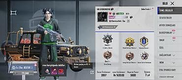 qara ketler: PUBG Mobile hesabı 63 lv göz bandı var real alçya endirim var — 7