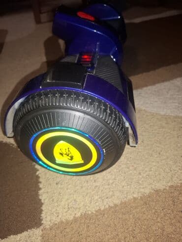 Электросамокаты: Self-balancing skuter (hoverboard), mavi rəng. Xüsusiyyətlər: - İki — 3
