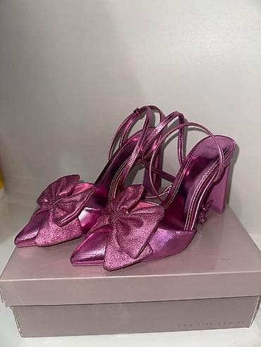 spor ayaqqabı: Bershka, Ölçü: 36, rəng - Çəhrayı, Yeni — 2