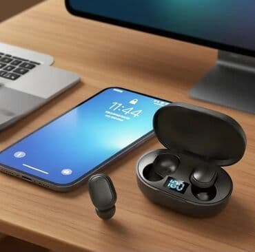 airpods pro: Yeni Simsiz (Bluetooth) Qulaqcıqlar, Apple, rəng - Qara — 1