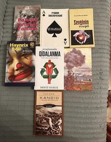 Kitab dəsti – müxtəlif janrlarda 17+ adda nəşr 2ci əl kitablar — 2