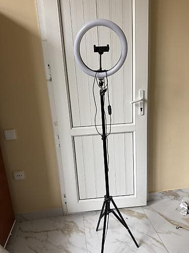 video işıq: LED ring işıq seti – tripod və telefon tutacağı ilə - Dairəvi LED — 2