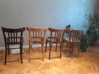 старые стулья: Для гостиной, Б/у, Нескладной, Стул — 10