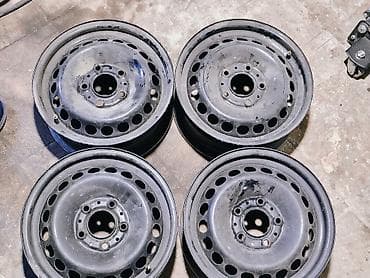 byd diskleri: 4 ədəd polad disk (dəmir disklər) dəsti - Ölçü: 15 düym (təxmini — 3
