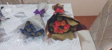 sade gül buketleri: Buket güllərin hazrlanması istənilən zövqə uyğun sifarişlər qəbul — 5