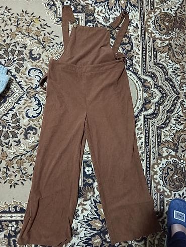 Tulumlar: Qadın üçün kombinezon - Model: Button-Front Jumpsuit - Rəng: Tünd — 5