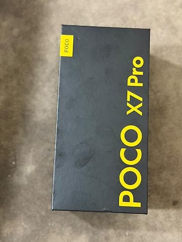 iphone s5 mini: Poco X7 Pro, 256 GB, rəng - Sarı, Barmaq izi — 5