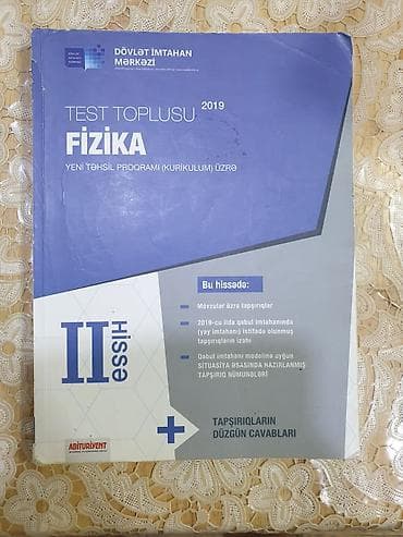 Fizika üzrə abituriyent və məktəb proqramına uyğun kitablar dəsti — 5