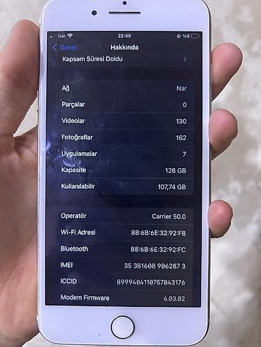 alfon 13 pro max: IPhone 7 Plus, 128 GB, Desert Titanium, Barmaq izi — 5