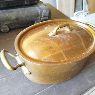 cuqun tavalar: Qazan, rəng - Qızılı, Mis, Fransa — 1