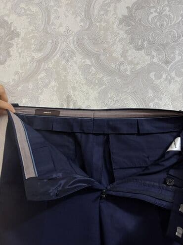 kisi pencekleri: Cacharel kişi kostyumu – tünd göy rəngdə, klassik dizayn. - Brend — 4