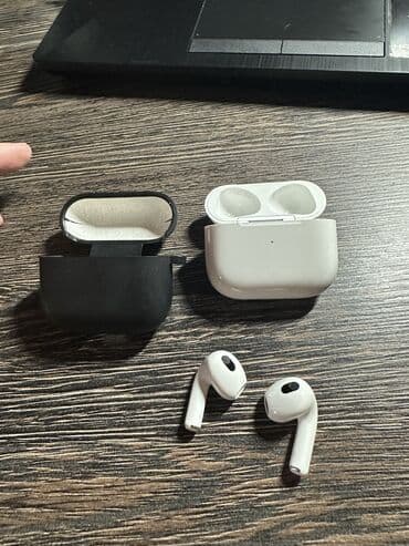 Mikrofonlar: İşlənmiş Simsiz (Bluetooth) Qulaqcıqlar, Apple, rəng - Ağ — 3