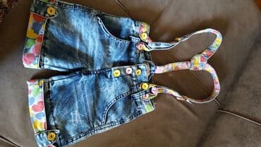 детские шорты бермуды: Джинсы, Для девочек, 4 - 5 лет — 1