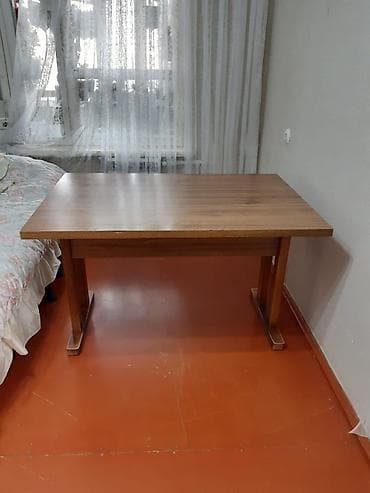 masa transformatoru: Taxta yemək/iş masası - Material: ağac və taxta teksturalı laminat — 2