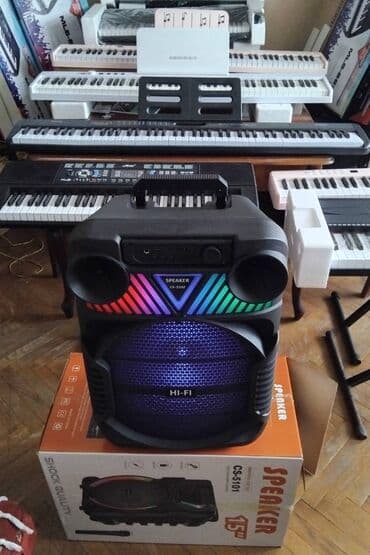 Mikrofonlar: Yeni Kolonka, Növ - Bluetooth, rəng - Qara — 7