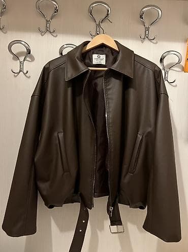 dəri şalvar: Pencək, Naxışsız, L — 1