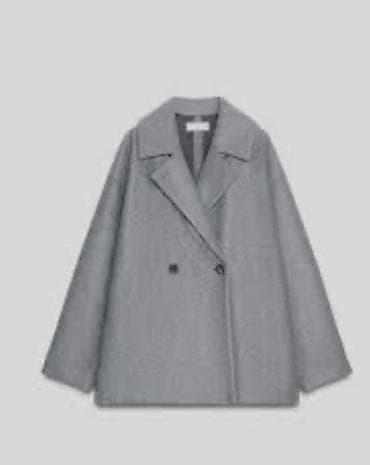 paltolar 2023: Palto, Zara, XL, rəng - Boz — 1