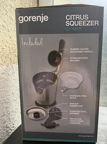 Mətbəx texnikası: Şirəçəkən Gorenje, Sitrus meyvələri üçün, Yeni, Pulsuz çatdırılma — 3