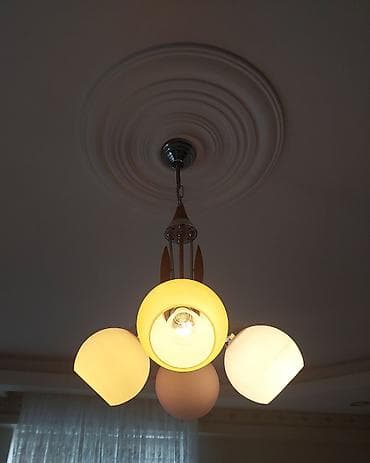 Çılçıraq, 4 lampa, Metal