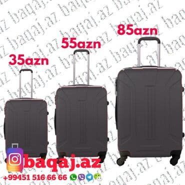 yol cantası: Cemodan.Valiz.Magazadir.Çeşid çoxdur.Secdiyiniz modeli magazadan ve ya — 1