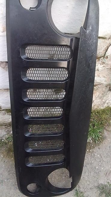 lada salon: Jeep Wrangler üçün ön radiator barmaqlığı - Rəng: qara - Material — 1