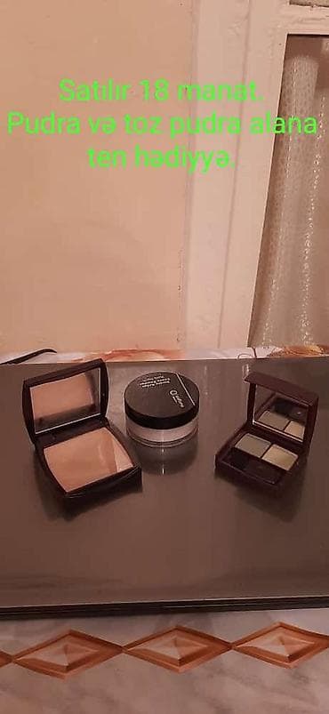 Oriflame kosmetika və ətir məhsulları - Pudra + toz pudra seti