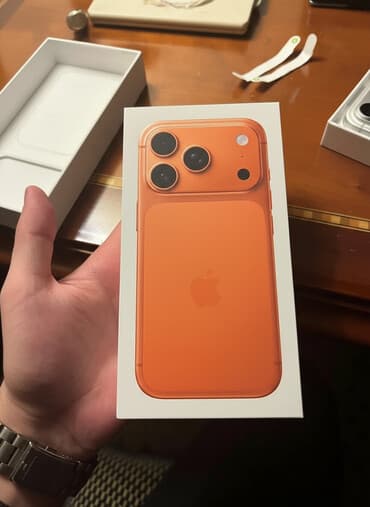 iphone qeydiyyat qiymeti 2023: IPhone 17 Pro, 256 GB, Narıncı, Face ID — 2