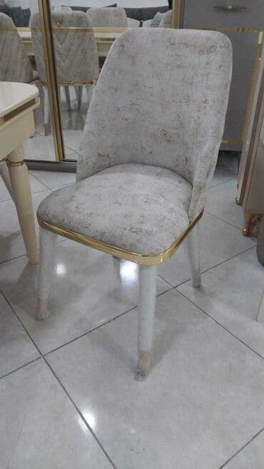 stol stul gəncə: Qonaq otağı üçün, Yeni, Qatlanmayan, rəng - Bej Stul — 6