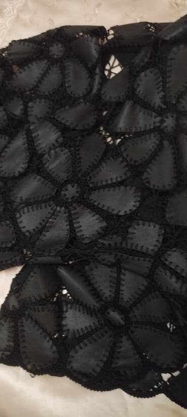 Toy paltarları və aksesuarları: Qara rəngli açıq kardiqan/bolero - Model: uzunqol, açıq önlü — 5